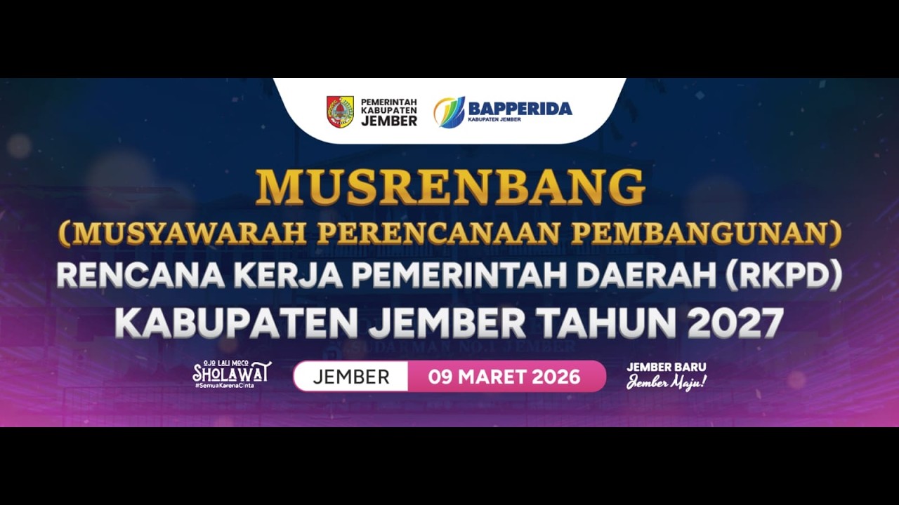 Musyawarah Perencanaan Pembangunan Rencana Kerja Pemerintah Daerah Kabupaten Jember Tahun 2027