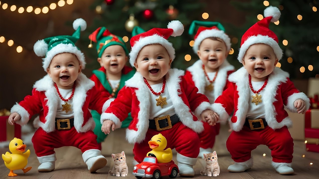 Jingle Bells Baby Dance | Kids Dance Video Christmas Special 2026 | Cute Happy Babies Christmas Song