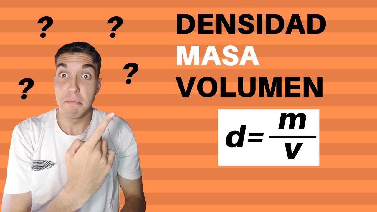 Cómo calcular la DENSIDAD sabiendo la MASA y el VOLUMEN (con fórmula) [Ejercicios RESUELTOS Química]