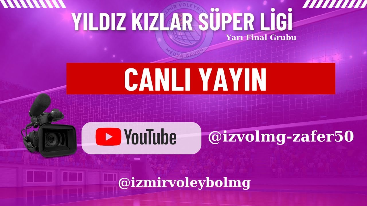🔴 CANLI YAYIN | DOKUZ EYLÜL VOLEYBOL 🆚️ BETA KARŞIYAKA YILDIZ KIZLAR SÜPER LİG YARI FİNAL MÜSABAKASI