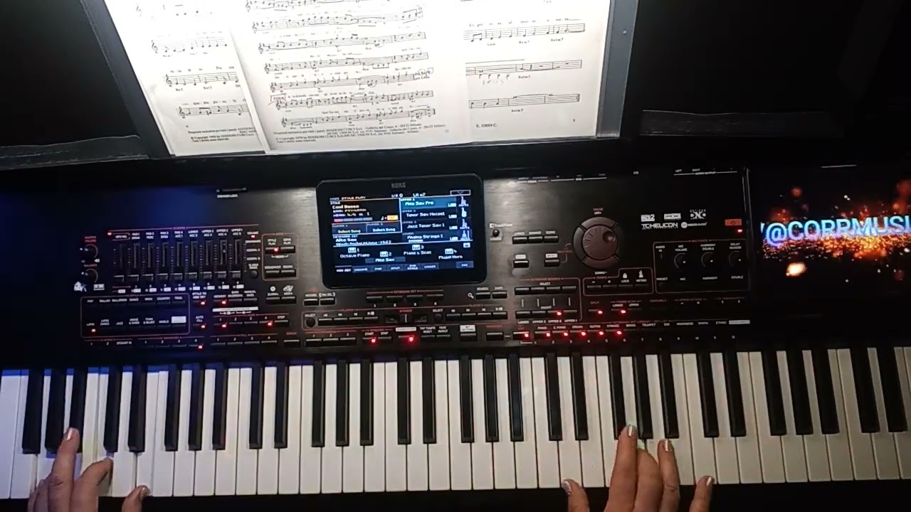 Anche un uomo - ( Mina ) - on Korg Pa4x by Corrado