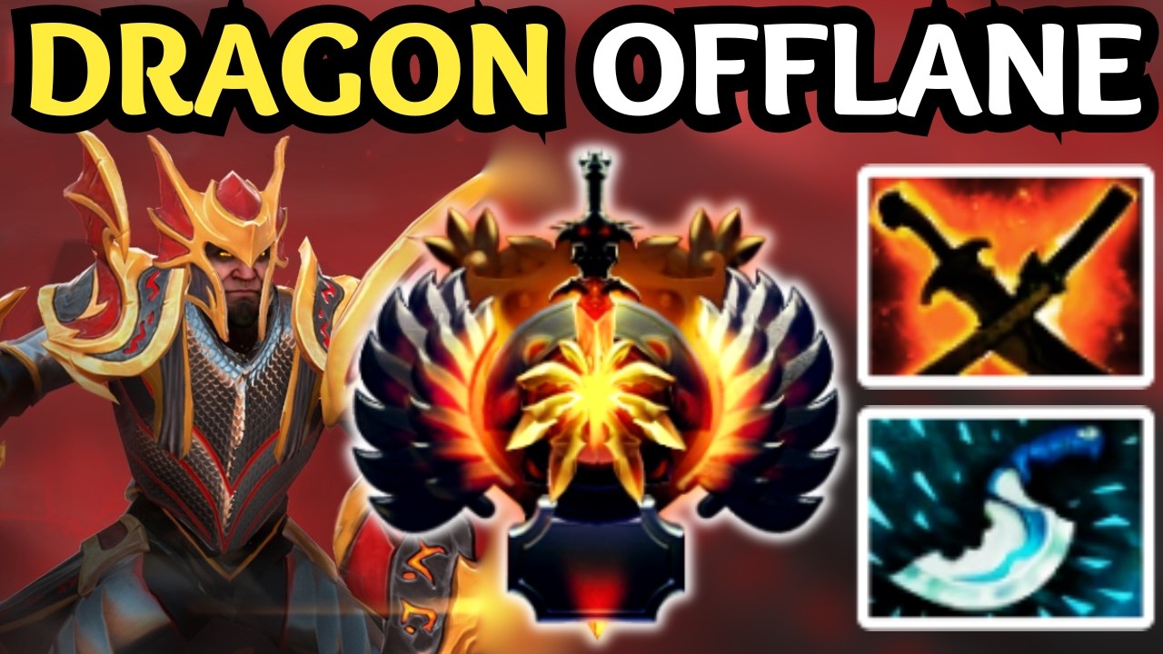 🔥 DRAGON KNIGHT OFFLANE — UNKILLABLE AND INSANE DAMAGE | DOTA 2 🔥