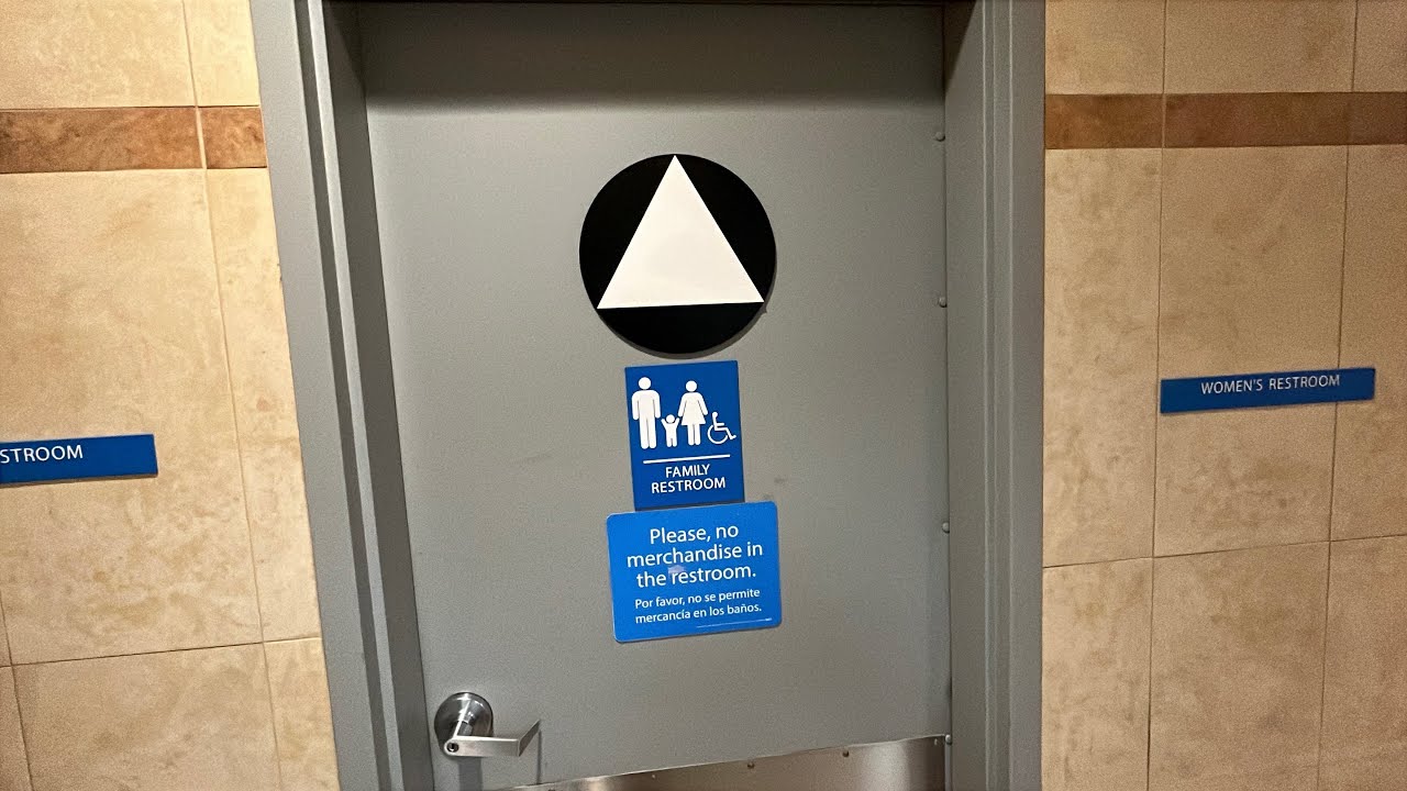 Final Shoot of the Unrenovated Walmart Restrooms in Rocklin 