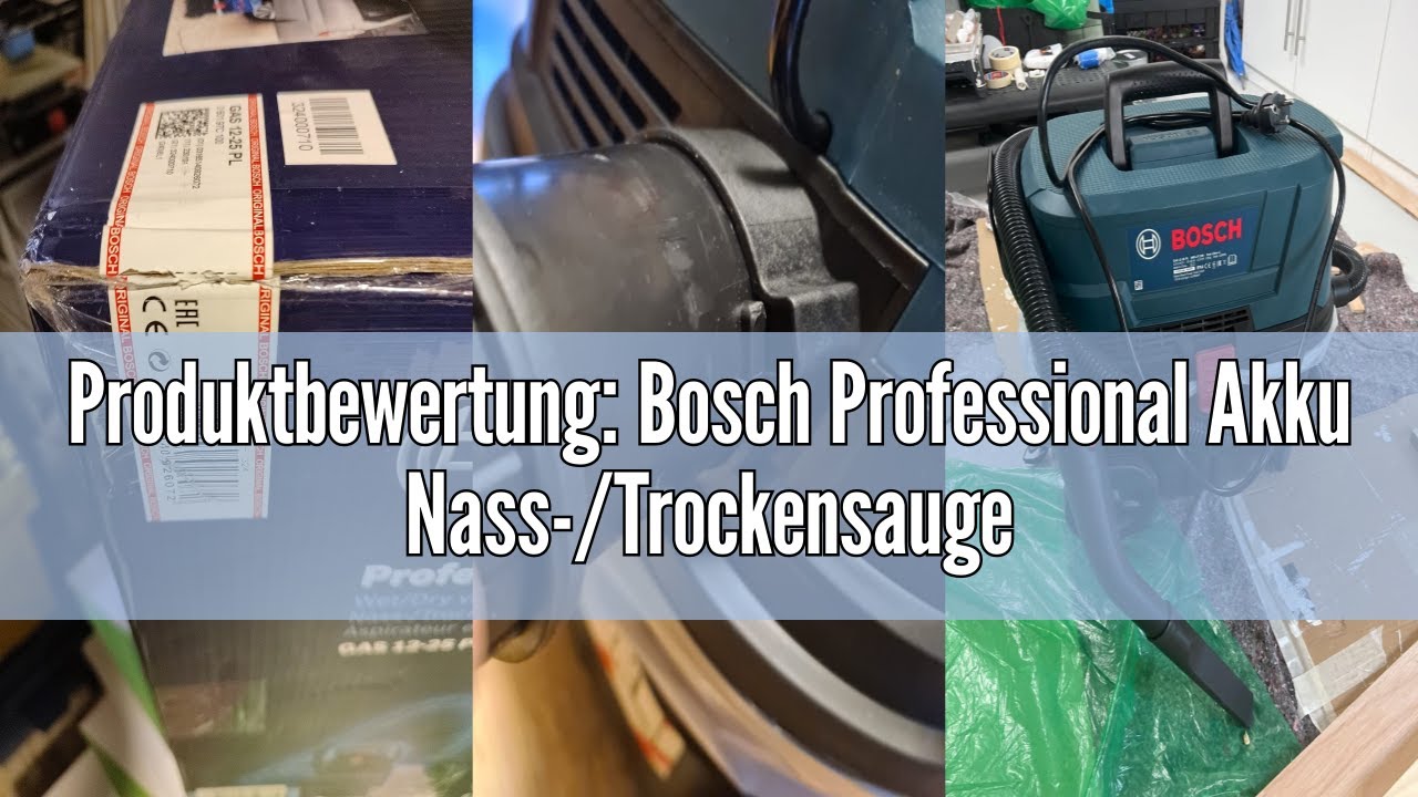 Reseña del Bosch Professional 060197C100 Gas 12-25 PL-Aspiradora en seco y húmedo con Enchufe de Dis