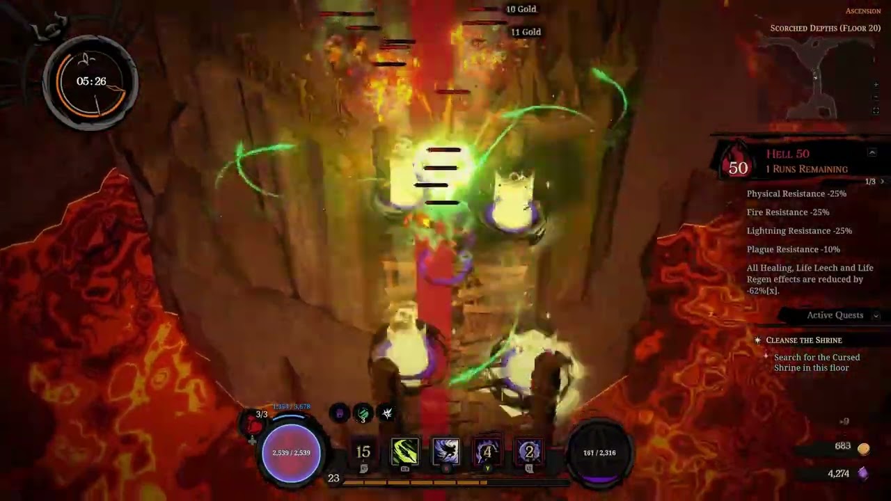 Hell Clock Ascension LVL 50 Act 1