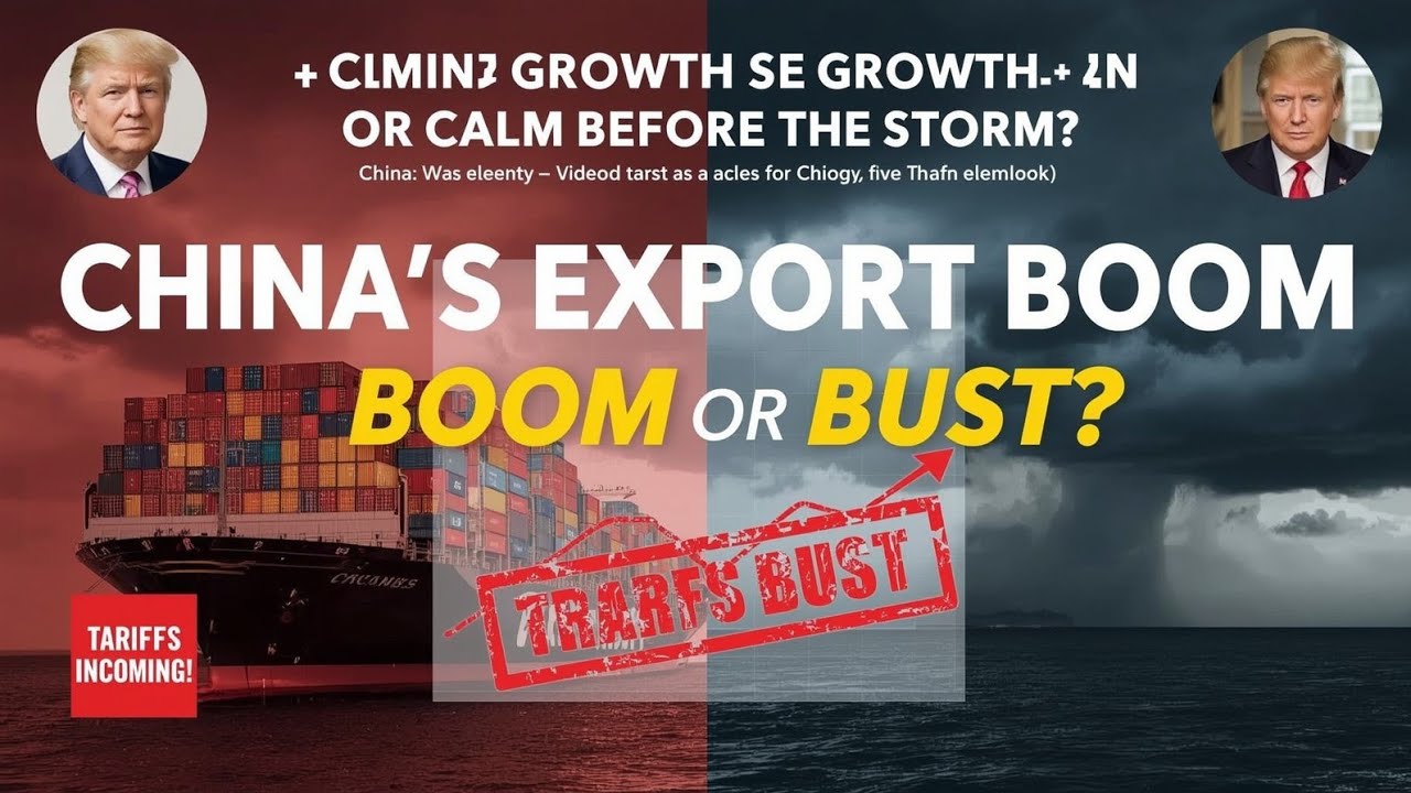 China&rsquo;s Export Boom: Real Growth or Calm Before the Storm? | U.S. Tariff Deadline Looms