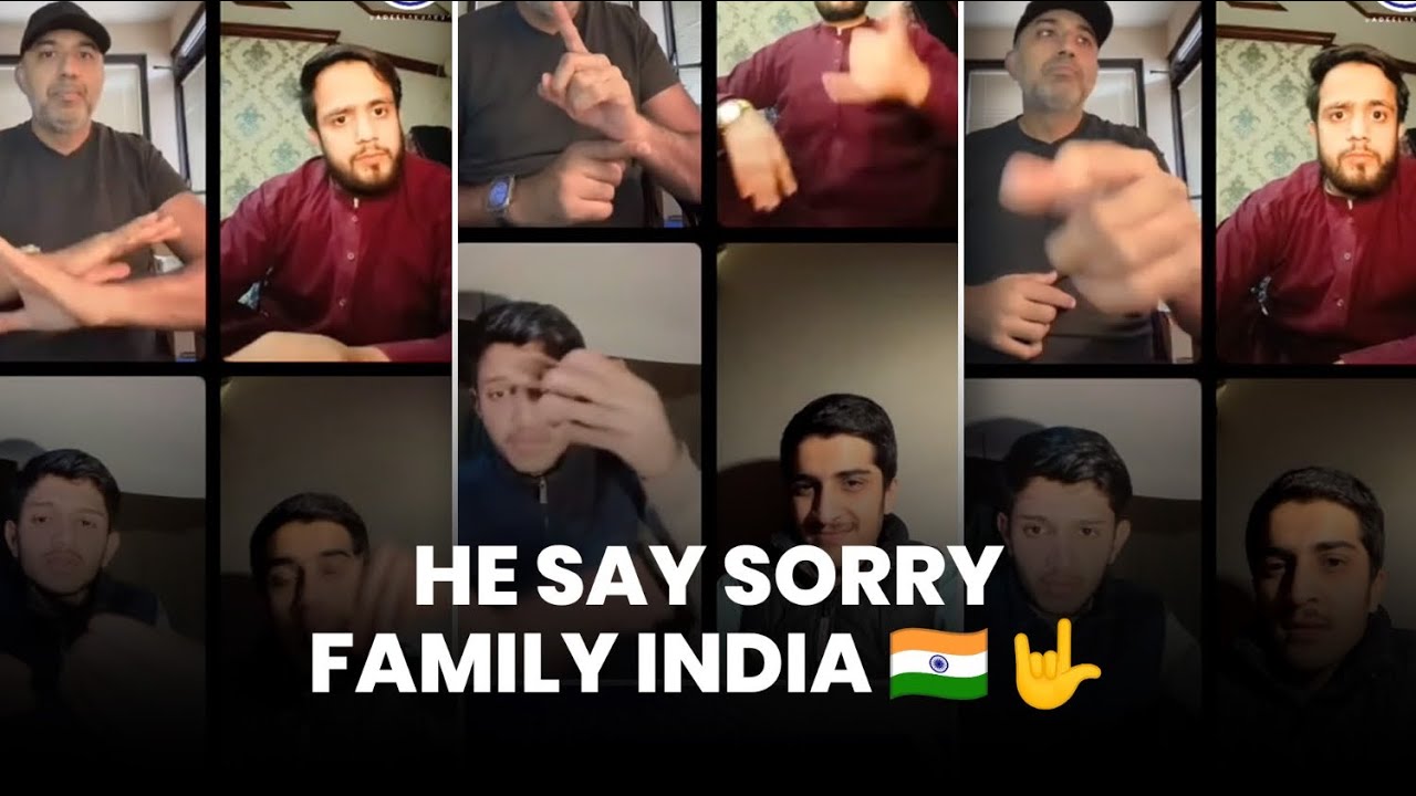 He Say Sorry Family India 🇮🇳 🤟