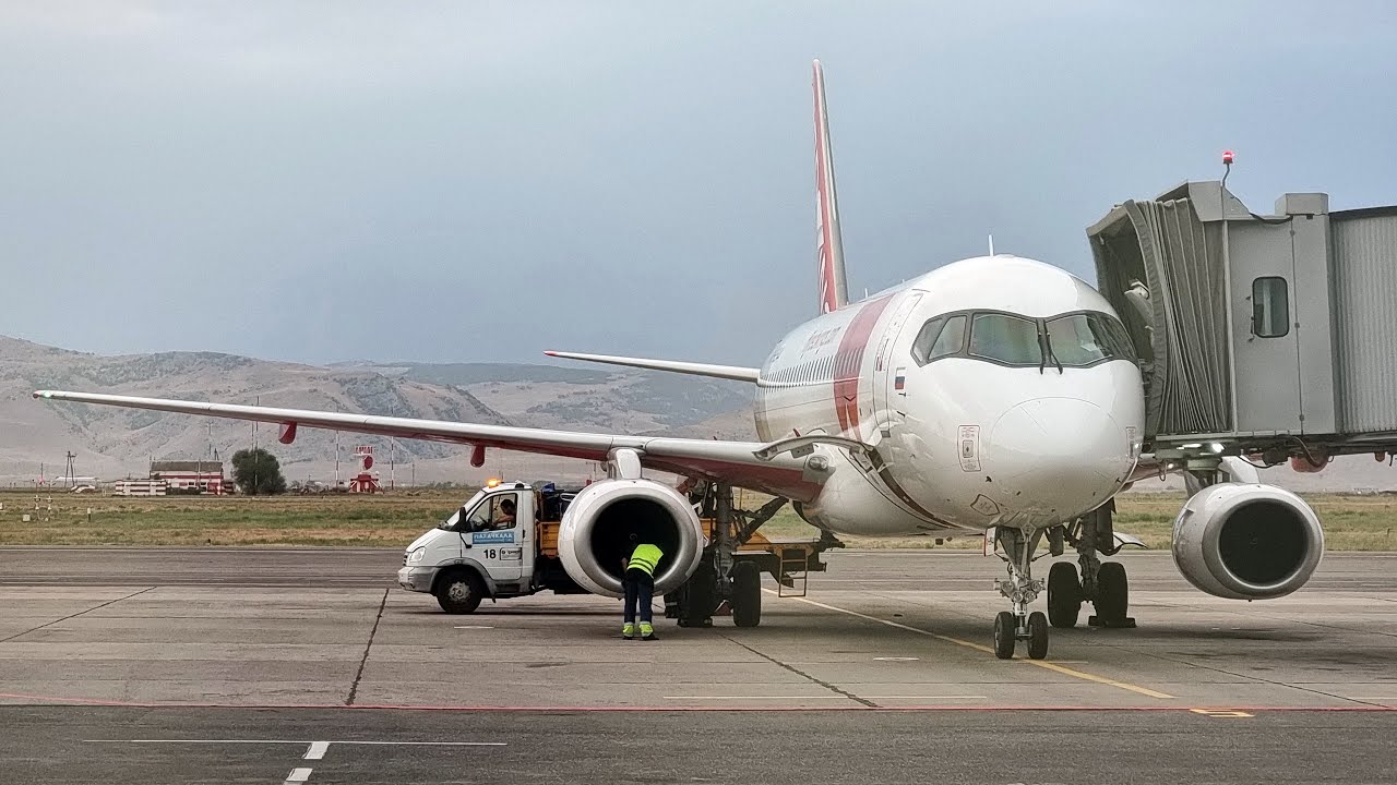 Superjet 100 а/к Red Wings | Рейс Стамбул — Махачкала