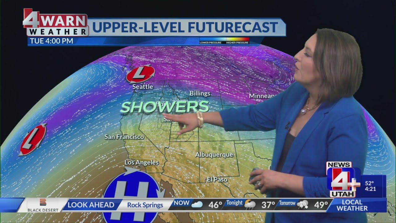 Snow coming to areas above 8,000 ft