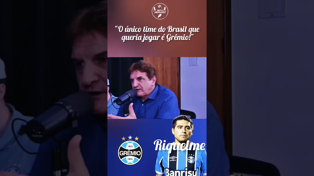 No Farid, Jorge Baidek conta que Riquelme queria jogar no Gr&ecirc;mio esteve pr&oacute;ximo do imortal #riquelme