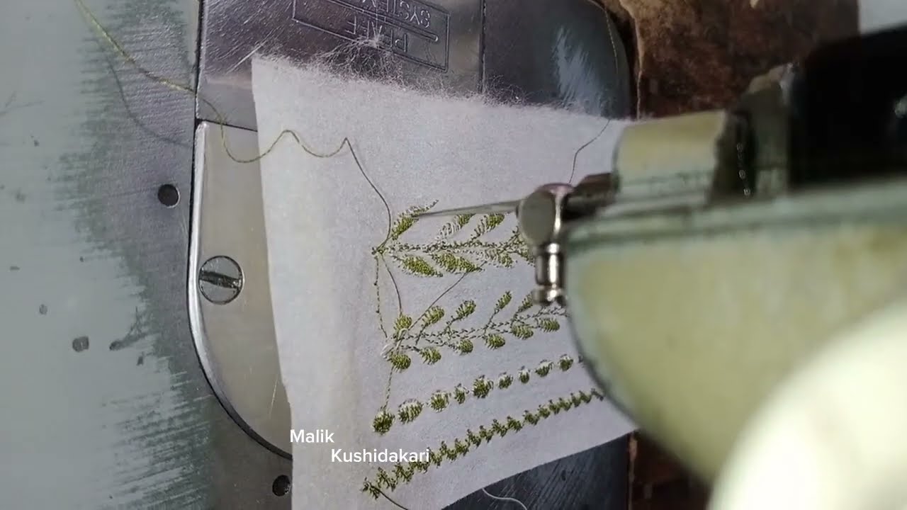 first time embroidery Karne Ka tarika#viral