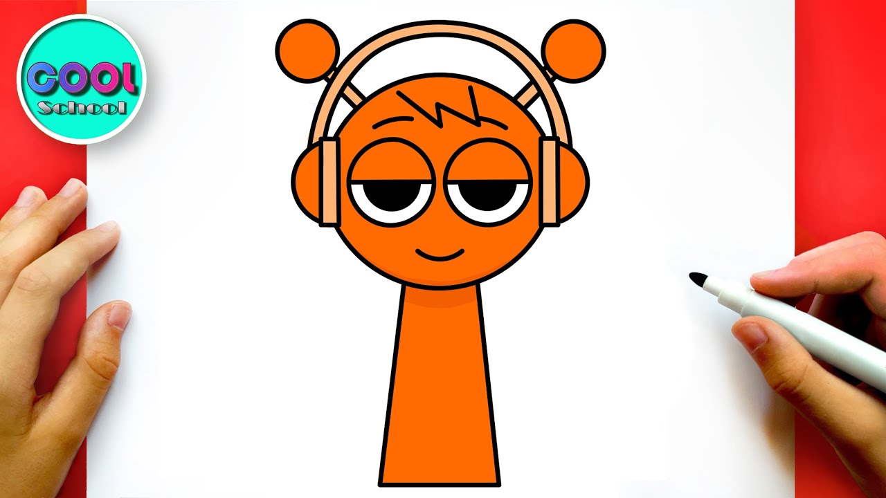 How to Draw INCREDIBOX SPRUNKI | ORANGE OREN | Step by Step