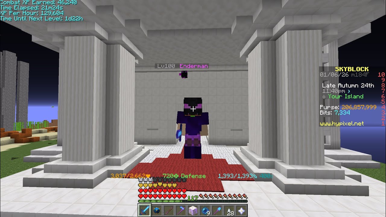 how to take down t3/4 eman eyes/heads #hypixelskyblock