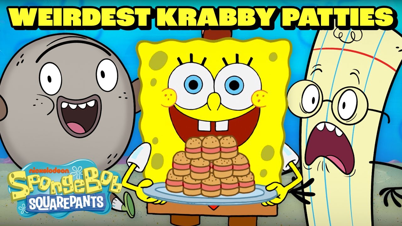 Rock Paper Scissors React to the Weirdest Krabby Patties! 💬 (Part 3) | SpongeBob