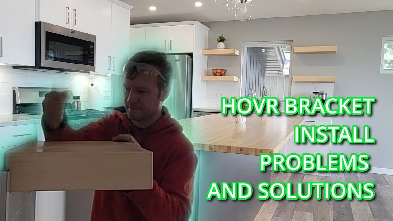 How to Use Hovr Brackets to Install Floating Shelves and Avoid Problems and Fix It!