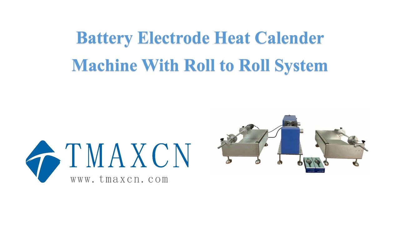 Battery Electrode Heat Calender Machine With Roll to Roll System