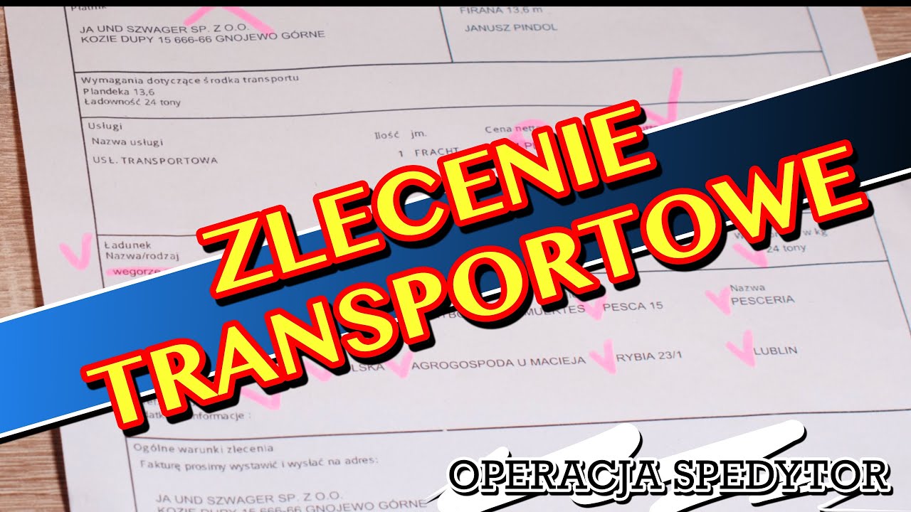 Zlecenie Transportowe