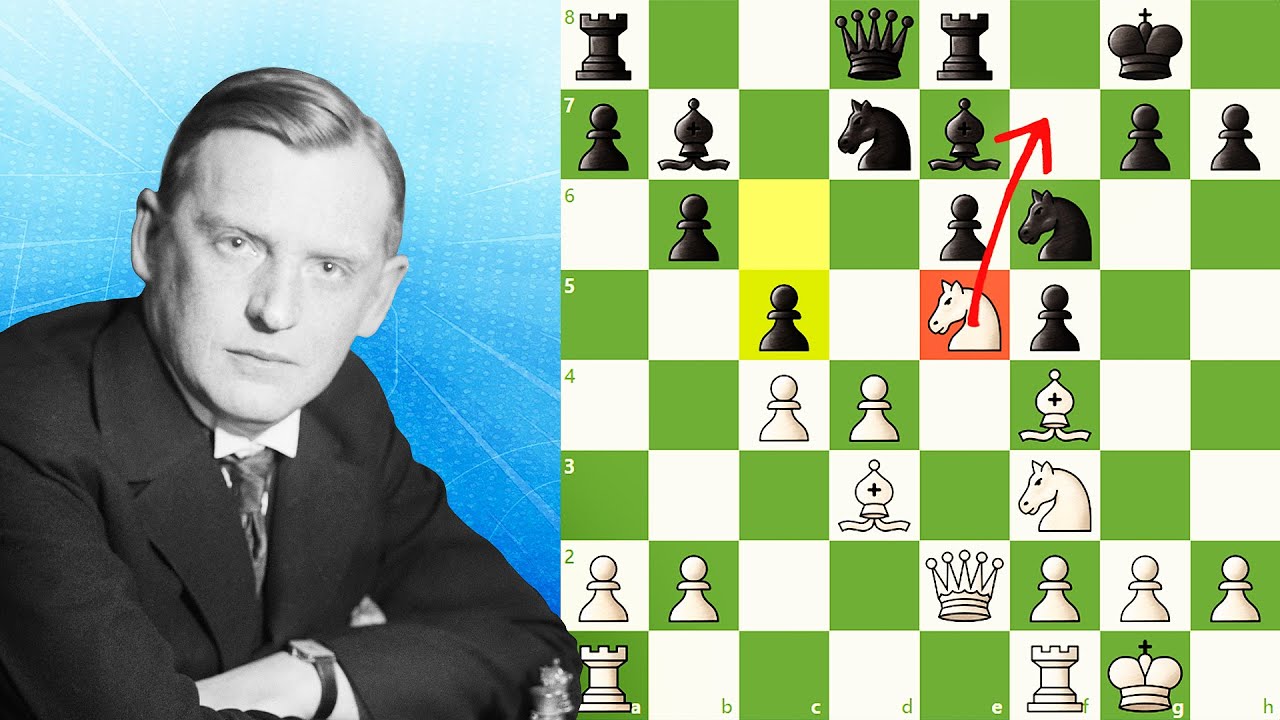 O Jogador mais AGRESSIVO da História - Alekhine Vs Feldt