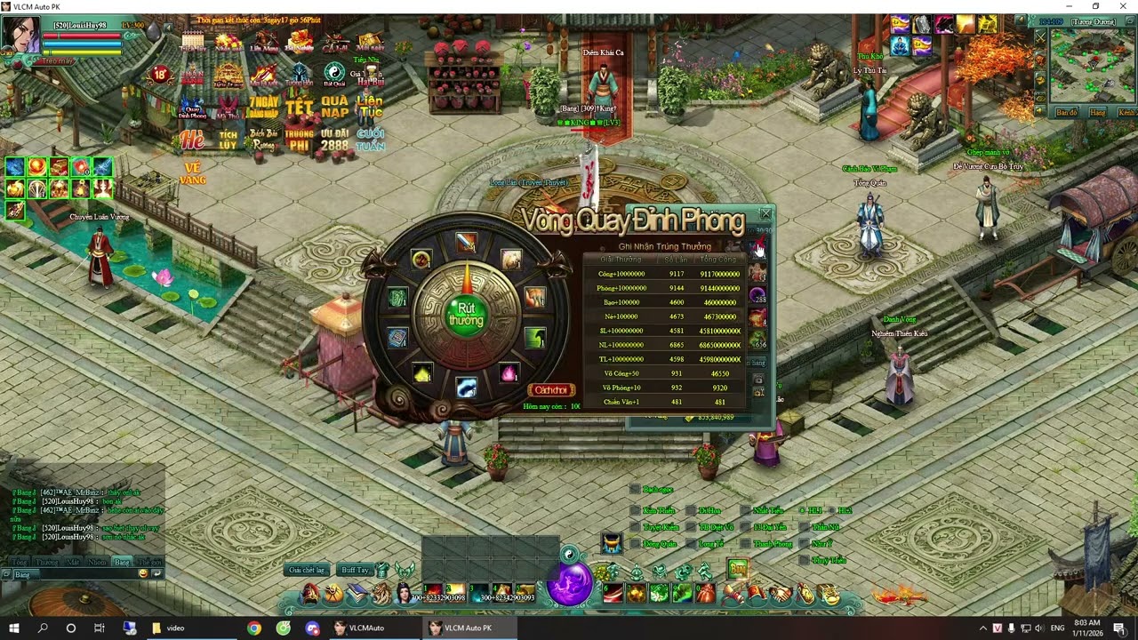 2026 rồi mới vào game nhận quà tri ân