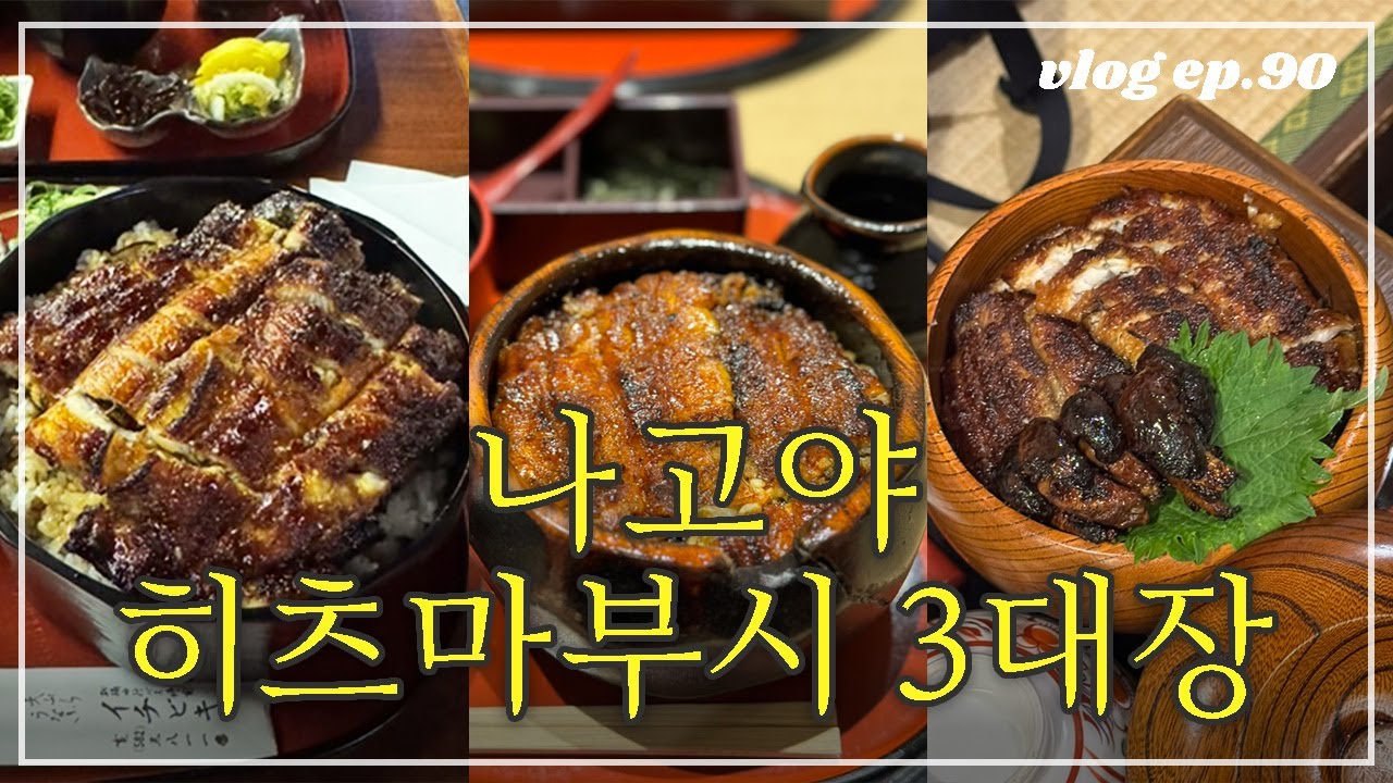 지극히 주관적인 줍슐랭 가이드🇯🇵 | 나고야 히츠마부시 맛집 3대장! 제 1위는요? (이치비키, 아츠타호라이켄, 우나후지)