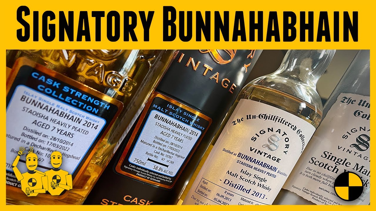 Signatory Bunnahabhain Staoisha Heavily Peated Cask Strength Vintage