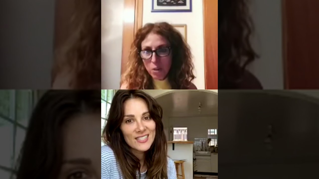 Stefania Spampinato with Volver.actor live Instagram stream May 26th 2020