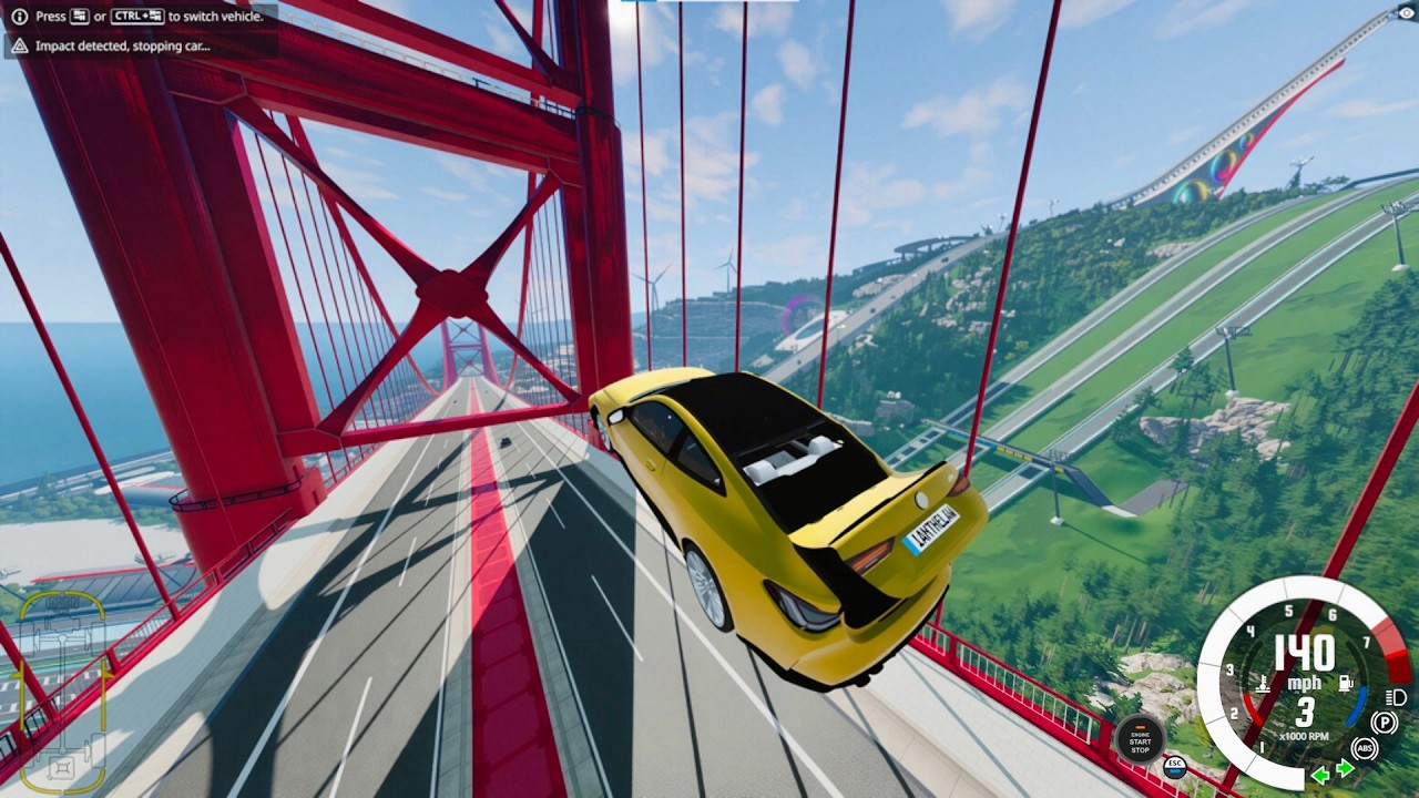 Instant 625 MPH Blast: Which BeamNG Car Survives the Farthest?! SmashDriveX