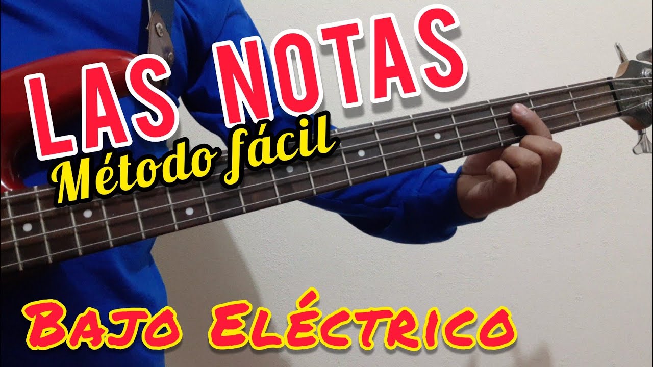 ¿ Cómo UBICAR TODAS LAS NOTAS en el BAJO Eléctrico ? | Método Fácil para Principiantes