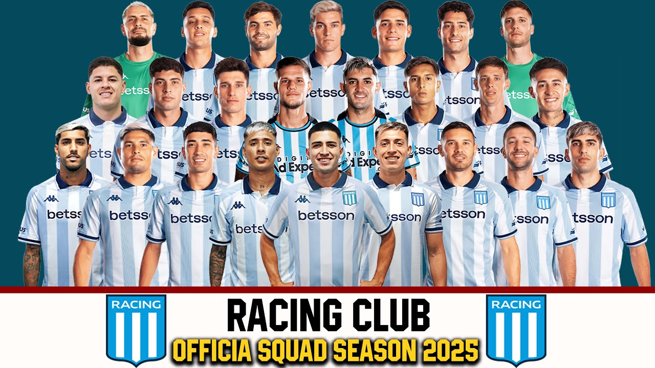 Racing Club Official Squad Season 2025 | Torneo Apertura Season 2025 | gtbkaphansports