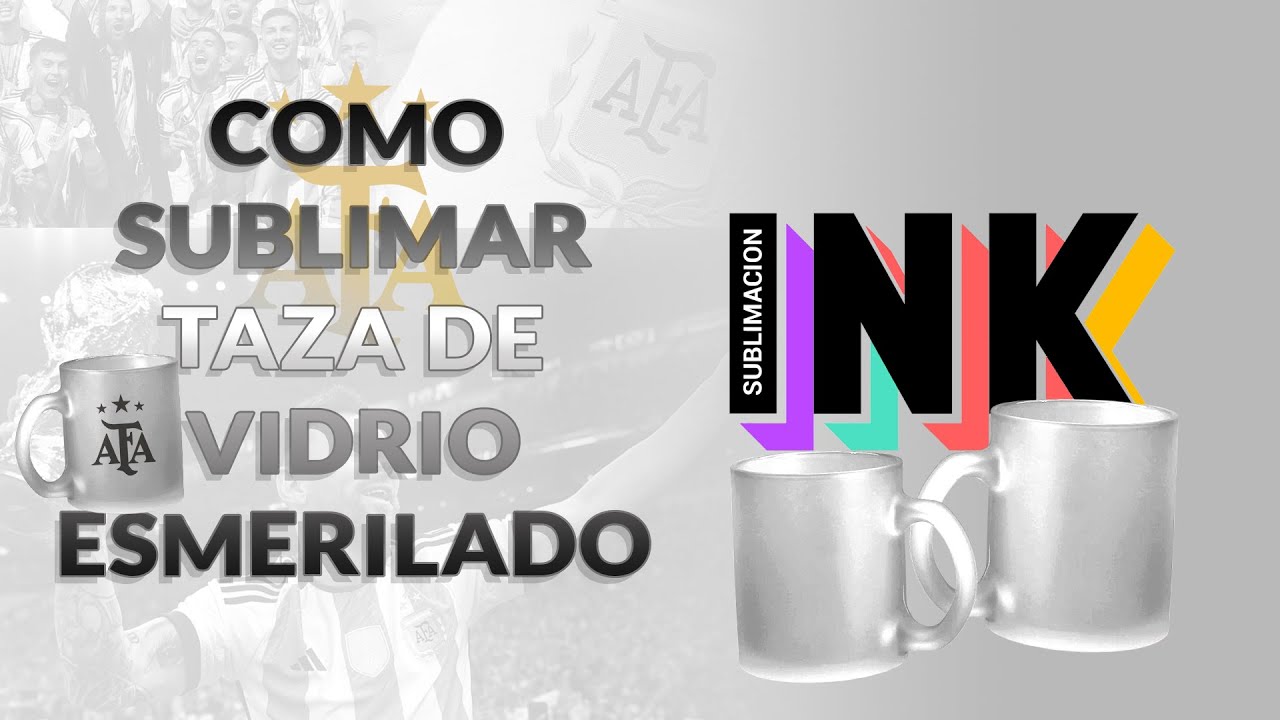 ✅ Como sublimar TAZA DE VIDRIO ESMERILADO 🔥...TUTORIAL COMPLETO ❗