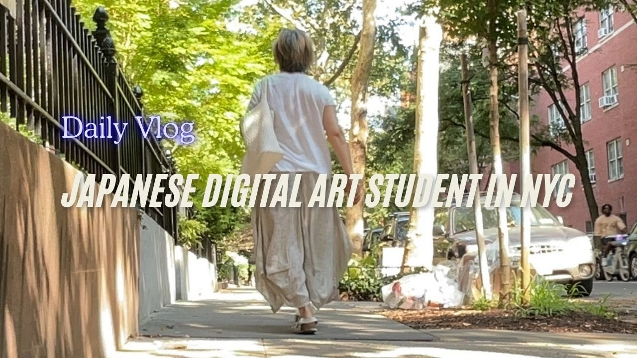 ENG [Vlog]デジタルアートを学ぶ60代留学生のNY life/何も解決しないまま時間だけが過ぎて行く日々/TAKASHI MURAKAMI/Fireworks in July 4th