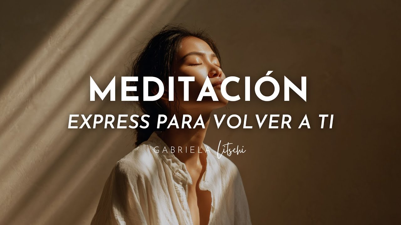 Meditaci&oacute;n Express de 3 Minutos 🧘&zwj;♀️ Pausa Mental para Bajar Ansiedad y Volver a Ti
