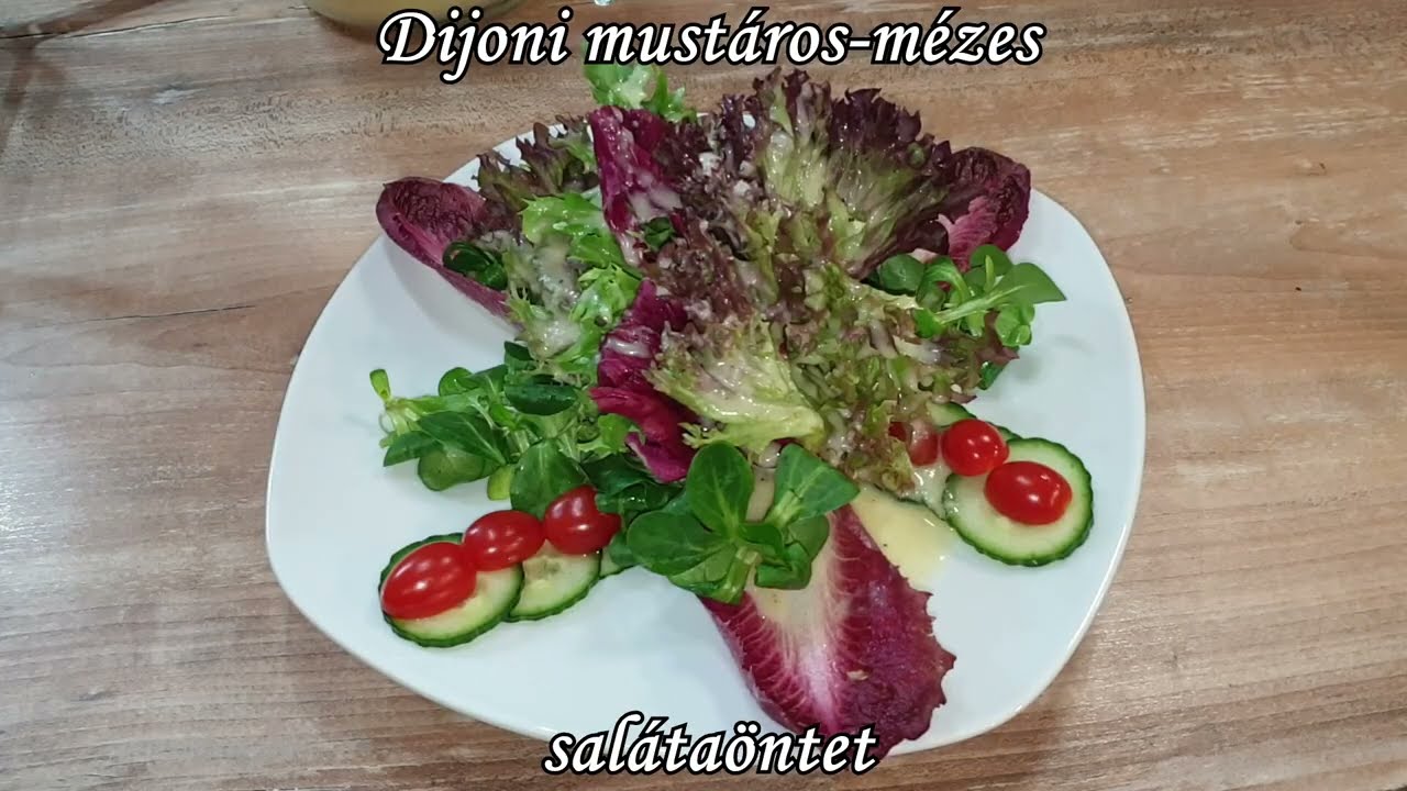 A dresszing, ami feldobja a di&eacute;t&aacute;s &eacute;trend sal&aacute;t&aacute;it! Dijoni must&aacute;ros-m&eacute;zes sal&aacute;ta&ouml;ntet