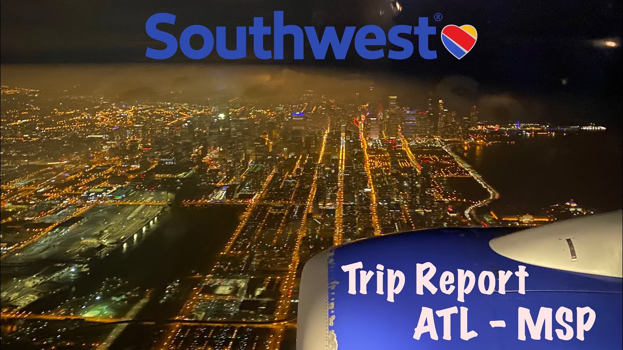 3 Flights to Minnesota | Trip Report: Southwest Airlines (Boeing 737-700) ATL - MSP