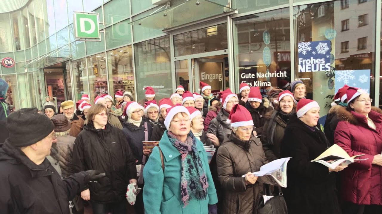 Stadtwerke Wedel Flashmob Weihnachten Spendenwoche 2014 Kammerchor