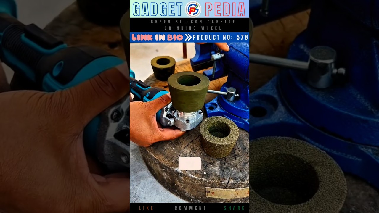 Green Silicon Carbide Grinding Wheel #shorts #youtubeshorts #viralshorts #yt #diy ( Product 578 )