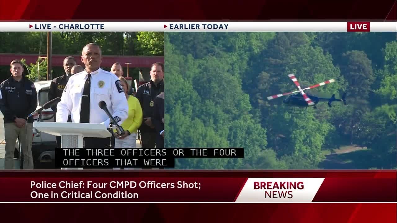 3 U.S. Marshalls killed, 4 Charlotte officers wounded in shooting while serving warrant