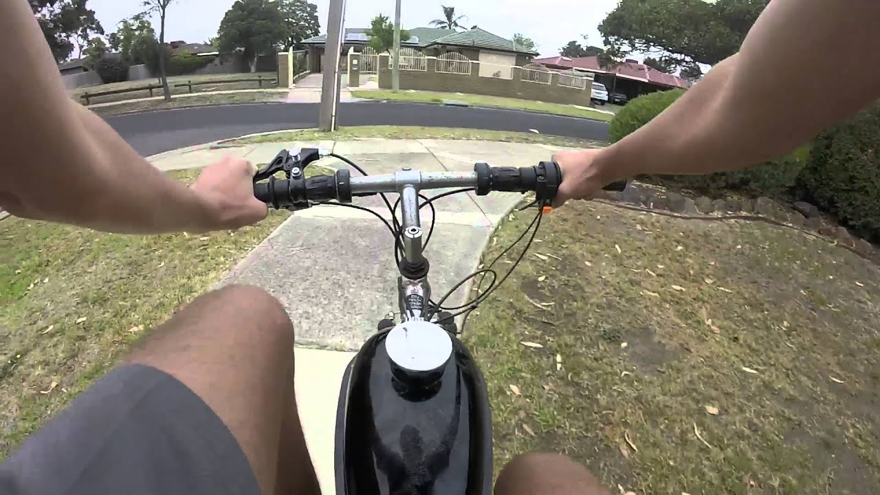 80cc Motorized Bicycle [GoPro]