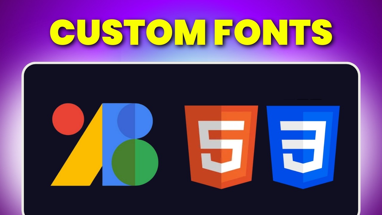 How to Add GOOGLE FONTS in HTML and CSS  | Easy Step-by-Step Tutorial
