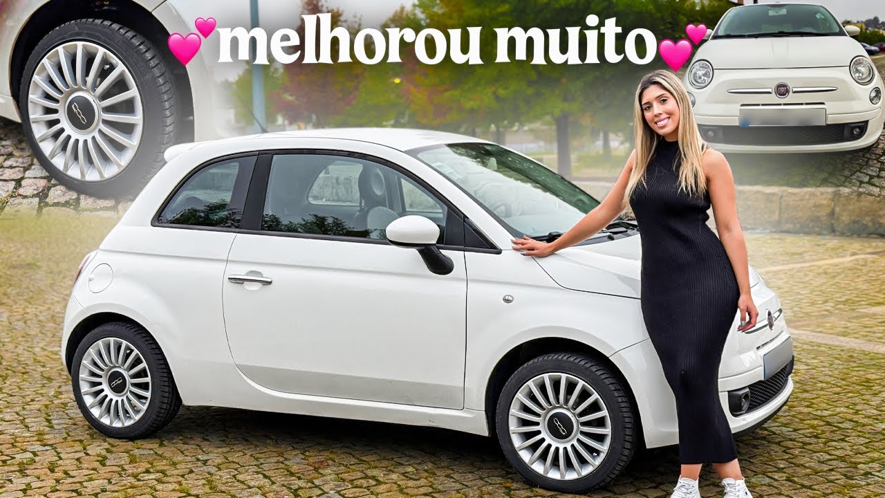 PRIMEIRAS ALTERAÇÕES NO MEU FIAT 500! MUDOU MUITO 😍 | Catarina Sá