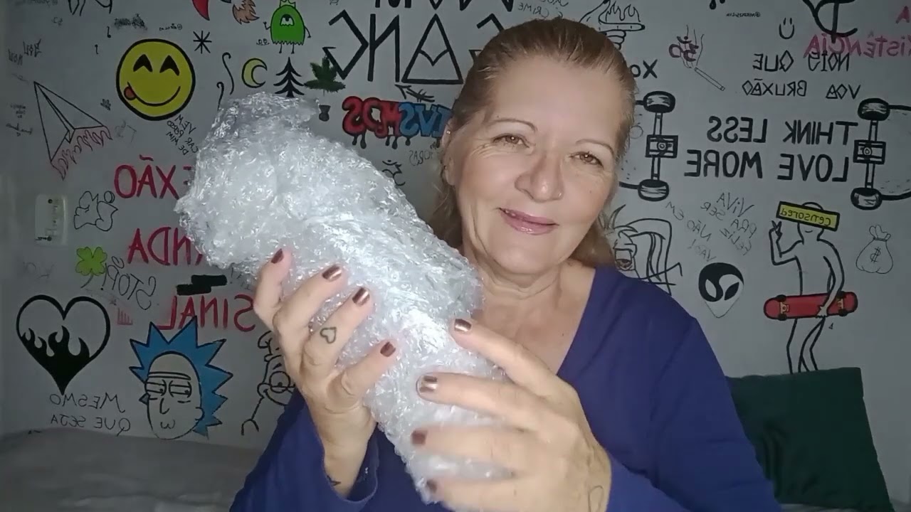 ASMR-ABRINDO PRESENTE RECEBIDO DE INSCRITA 🥱😴