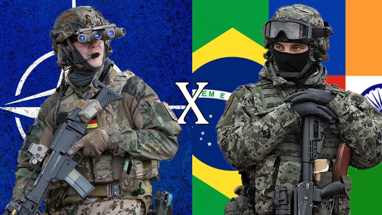 OTAN x BRICS - Compara&ccedil;&atilde;o Militar (2025)