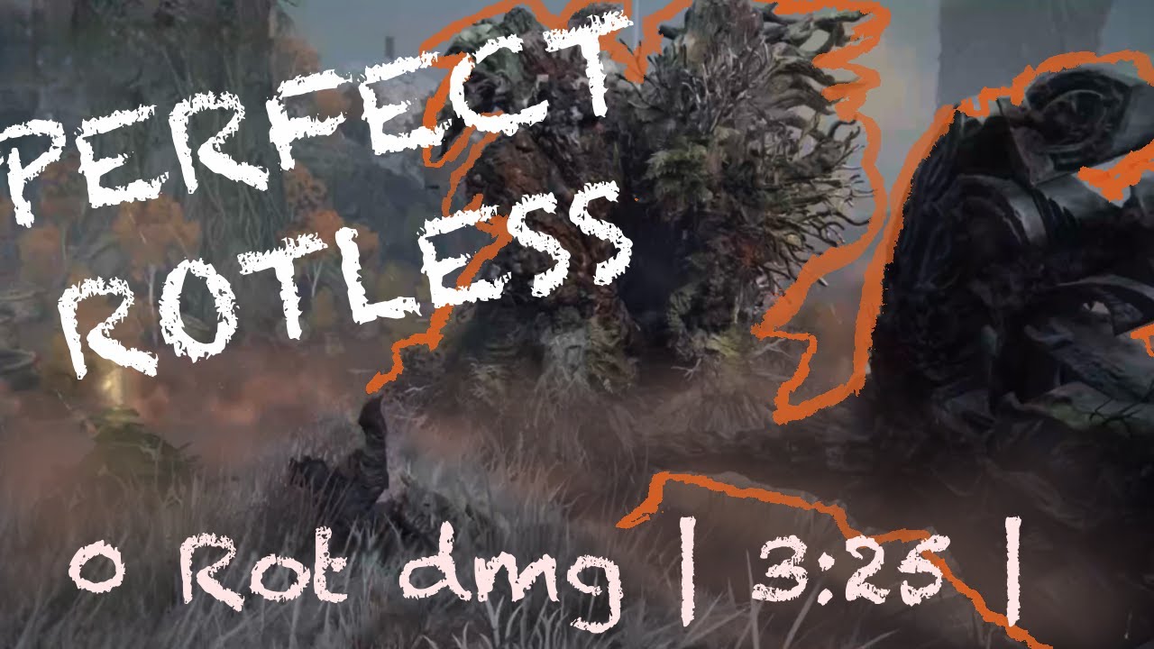 Putrid Avatar Without Taking ROT | Perfect Fight in 3:25 | Level 70 Caelid | Elden Ring