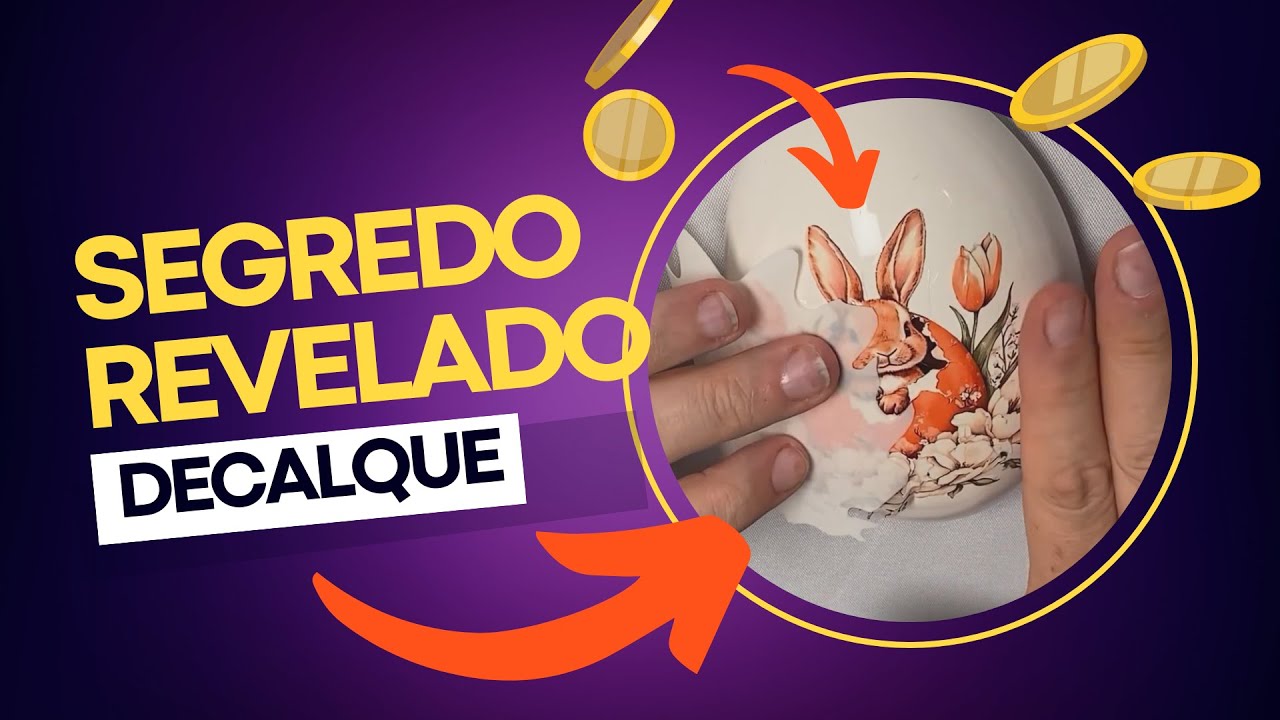 Decalque em Porcelana: O SEGREDO para uma Aplicação PERFEITA!