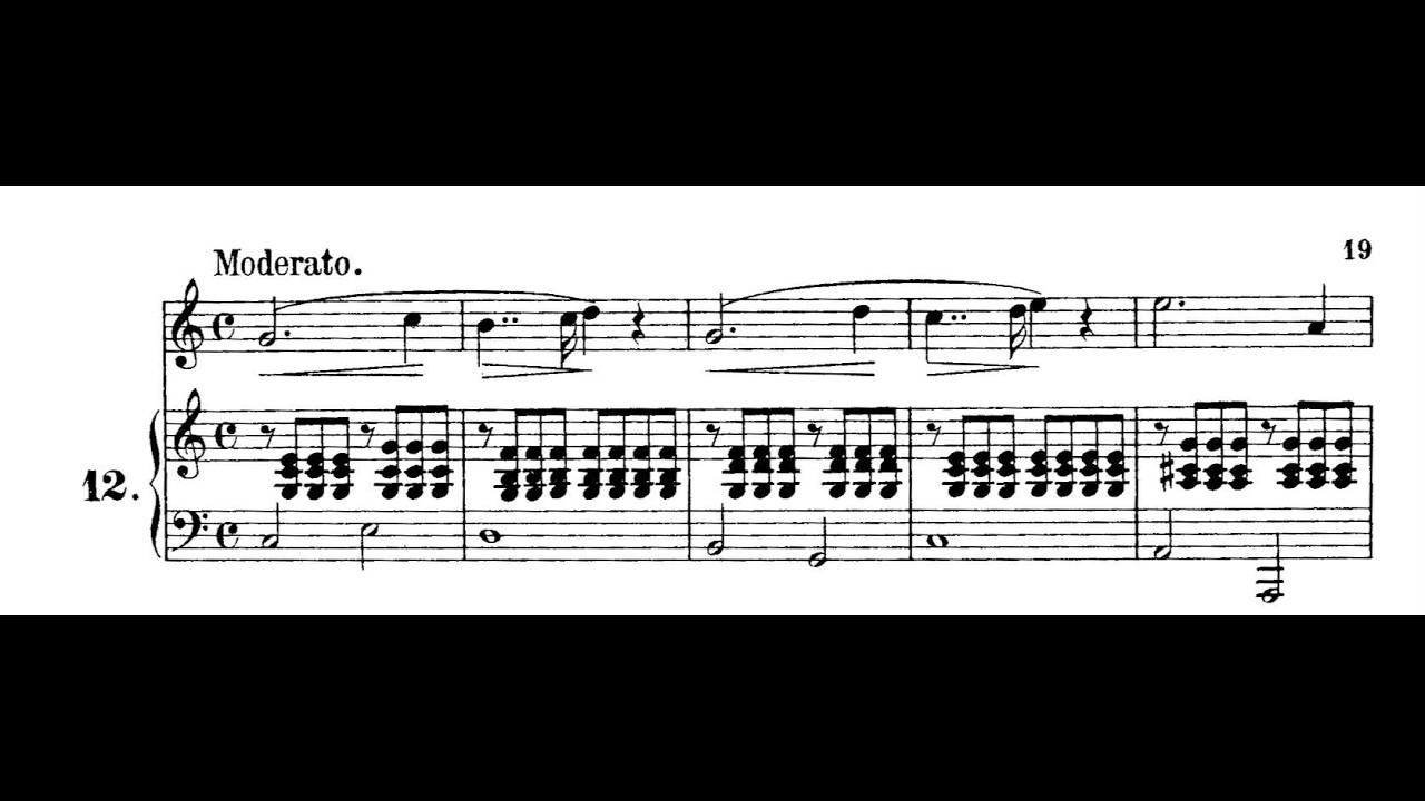 Concone - 12 Lesson - Mezzo-soprano. Piano accompaniment