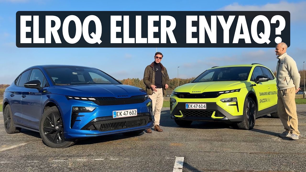 Hvilken skal du vælge? - Skoda Elroq og Enyaq (2025)