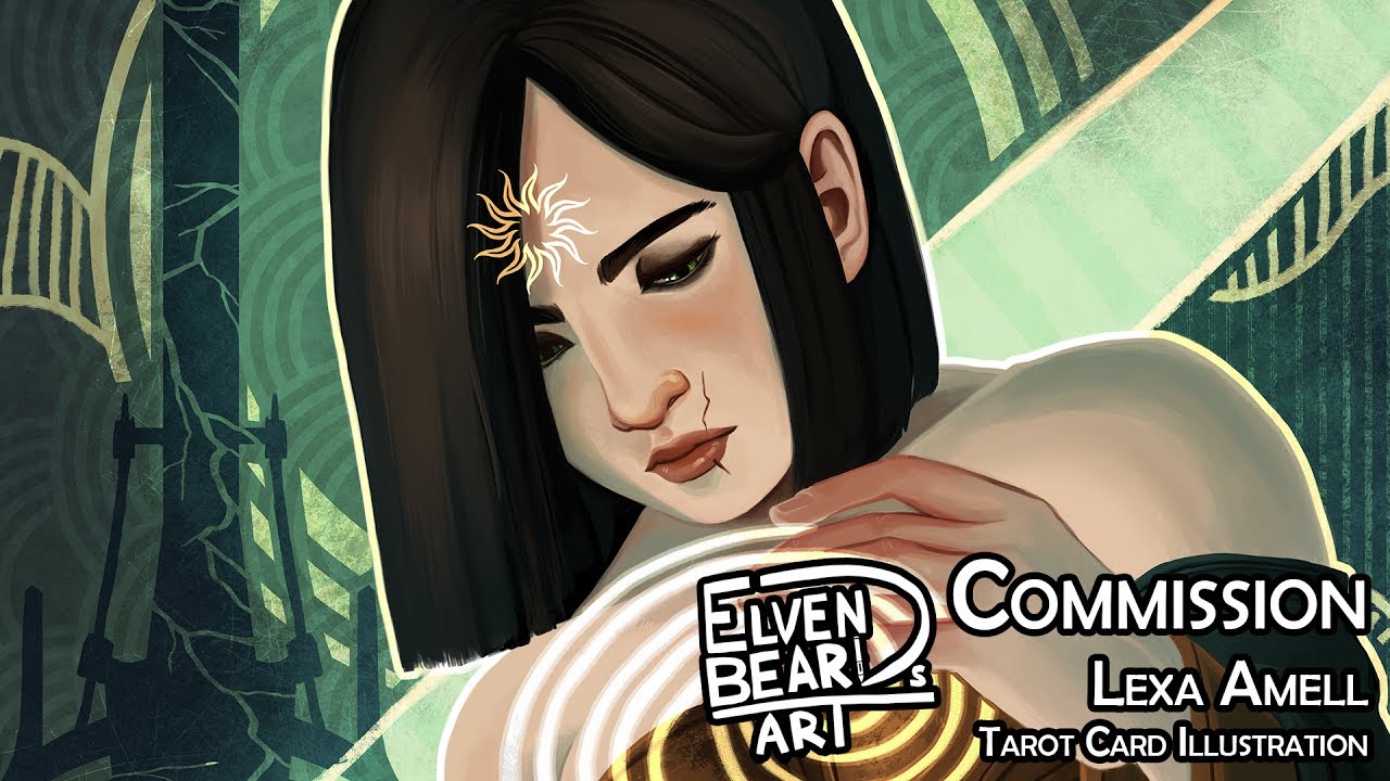 Elven's Commissions #003 [Time Lapse] ◽ Lexa Amell - Tarot Card