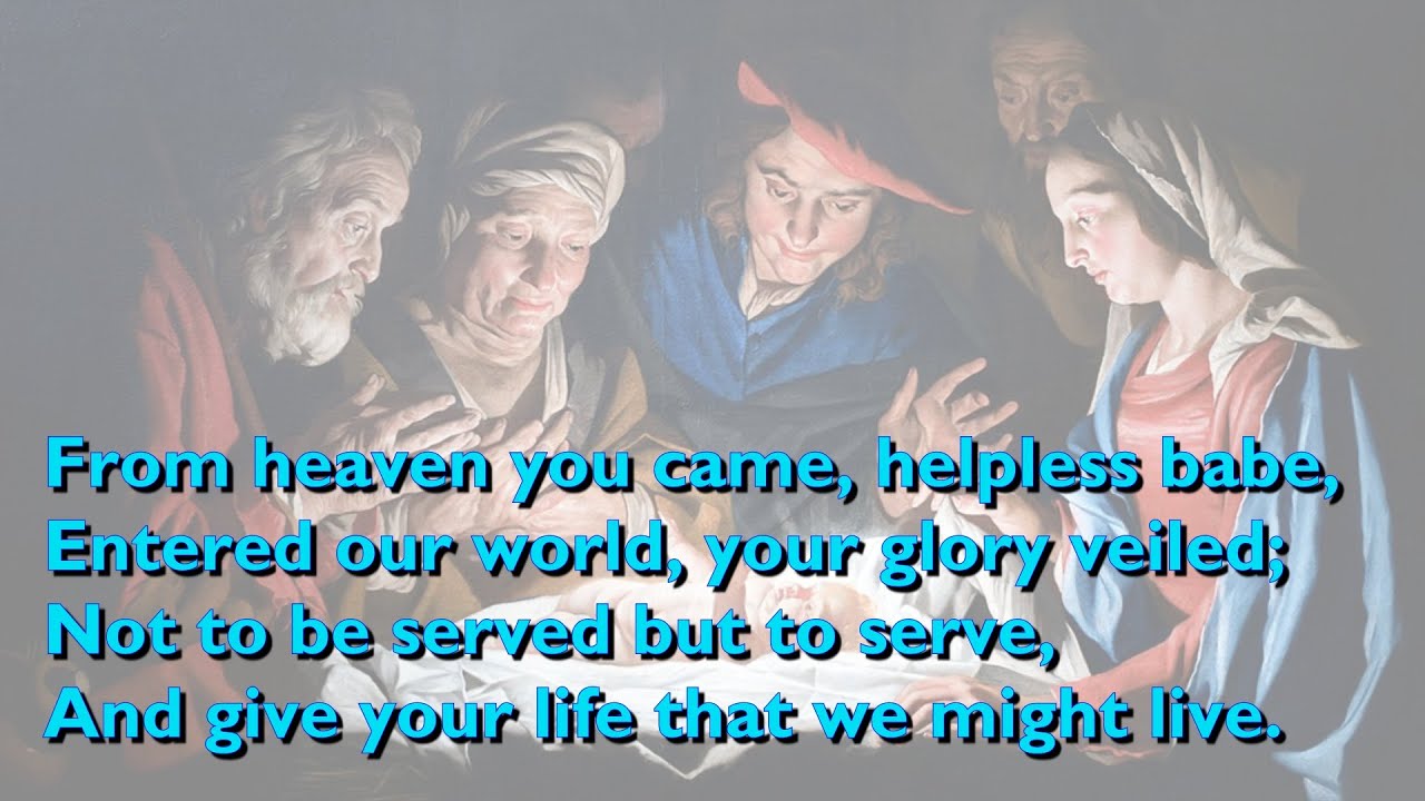From Heaven You Came (Servant King - 4vv+refrain) [with lyrics for congregations]