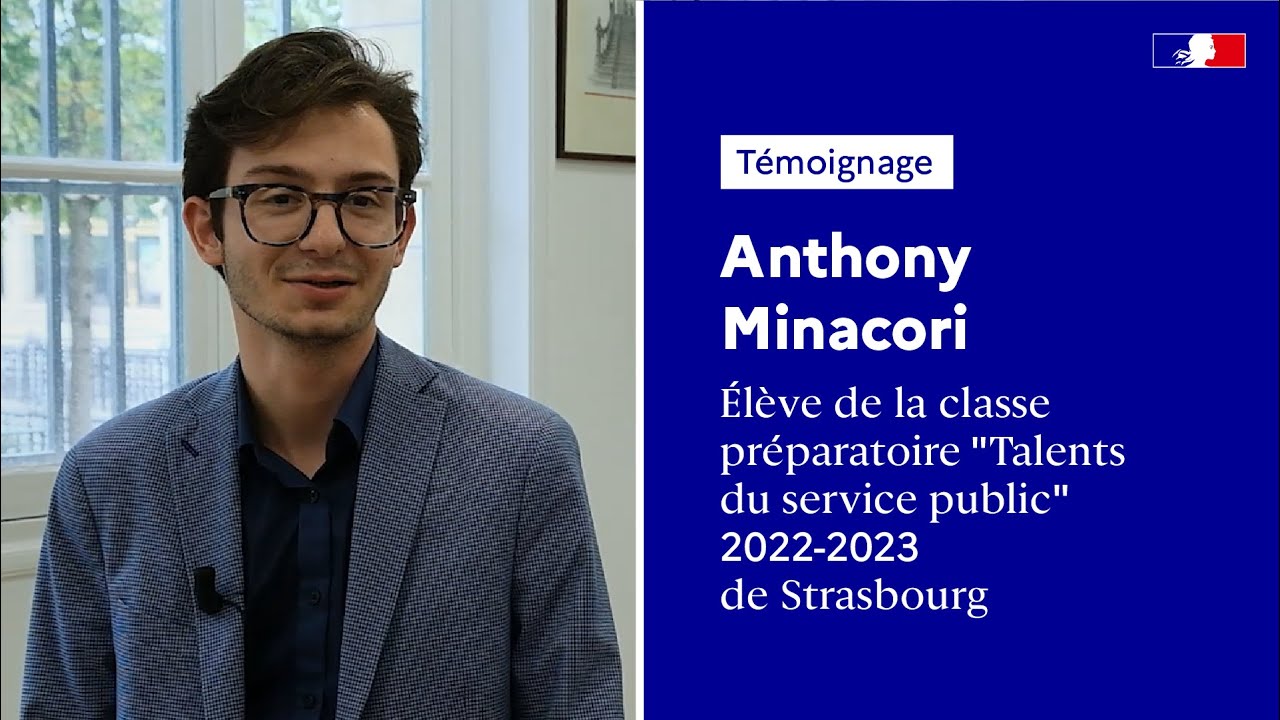 Témoignage | Anthony Minacori, Classe préparatoire Talents • Formation diplômante de l'INSP