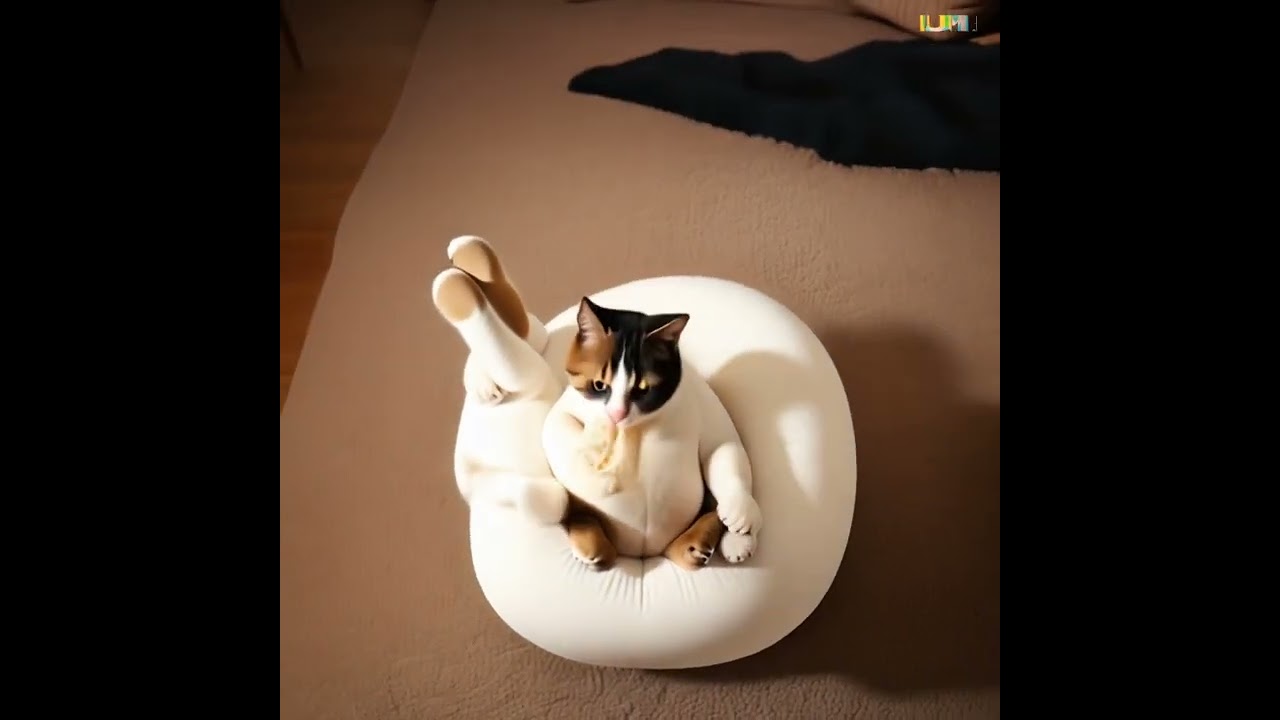 Cat eats Spaghetti (Frosting AI, Luma AI)